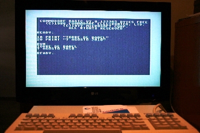 El Commodore 128D operando en Modo 128
