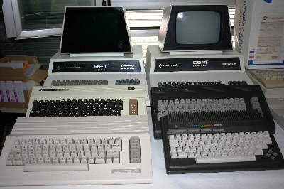Commodore PET 2001, Commodore CBM 3032, Commodore VIC-20, Commodore 16, Commodore 64C y Commodore Plus/4